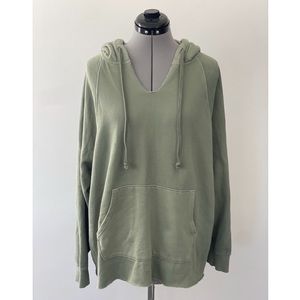 Aerie - Green oversized hoodie sweatshirt - size large
